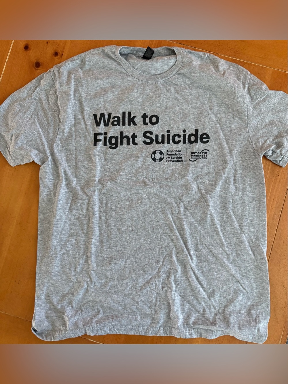 Gildan AFSP Walk to Fight Suicide Tee, Out Of The Darkness Walk, XL, Unisex